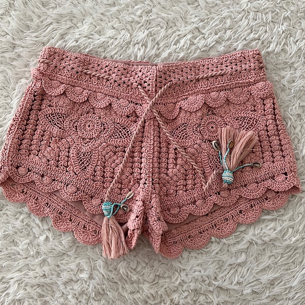 Surf Gypsy Crochet Shorts - Picture 1 of 16